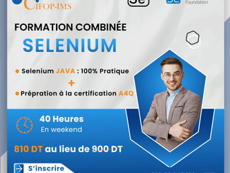 Annonce Formation Selenium JAVA A4Q Tunis Tunisie