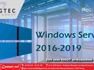 Annonce devenir administrateur expert windows server 2016 / 2019 L&#039;Ariana