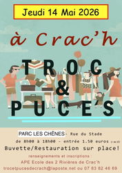 Affiche troc et puces
