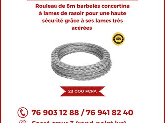 barbelés à fil et à lame