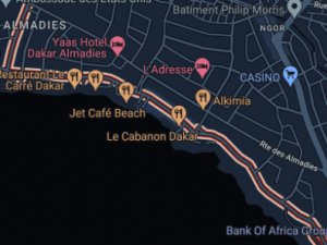 Vente Terrain commercial 1000m2 aux Almadies Dakar Sénégal