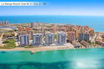 Vente appartement moderne garage premiere ligne Manga Del Mar Menor