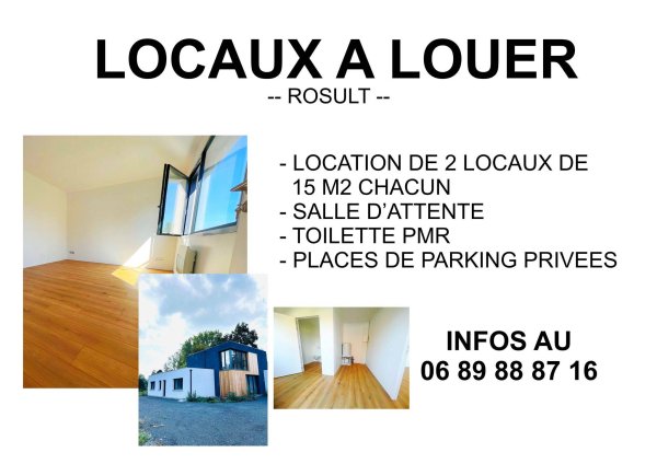 Location LOCAL NEUF Rosult Nord
