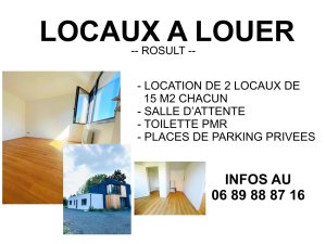 Annonce location LOCAL NEUF Rosult Nord