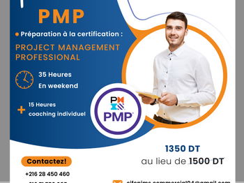 Annonce Formation &amp; Préparation certification PMP Tunis Tunisie