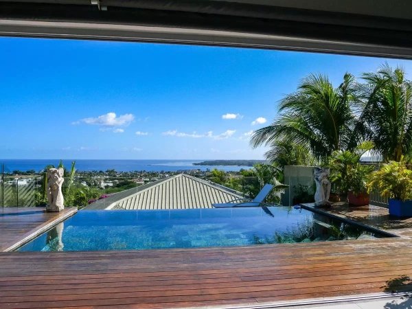 TAMARIN - Villa d'Exception avec Vue Ocean - Location Immobilière à l'Île Maurice