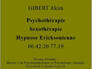 Psychothérapie Sexothérapie Hypnose Lyon 3