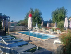 Vue sur la piscine