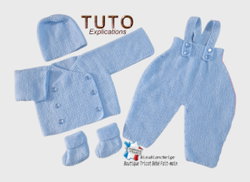 patron tricot bébé brassiere bb, brassière, bonnet, chaussons