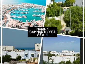 Marina Gammarth très bel et luxueux appartement S+3 vue mer