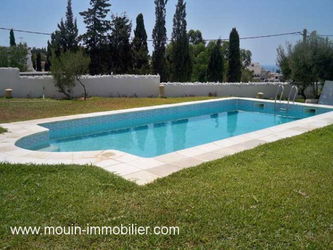 Location villa belle vue hammamet zone craxi Tunisie