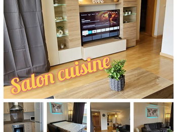 Salon , cuisine 