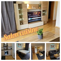 Salon , cuisine 