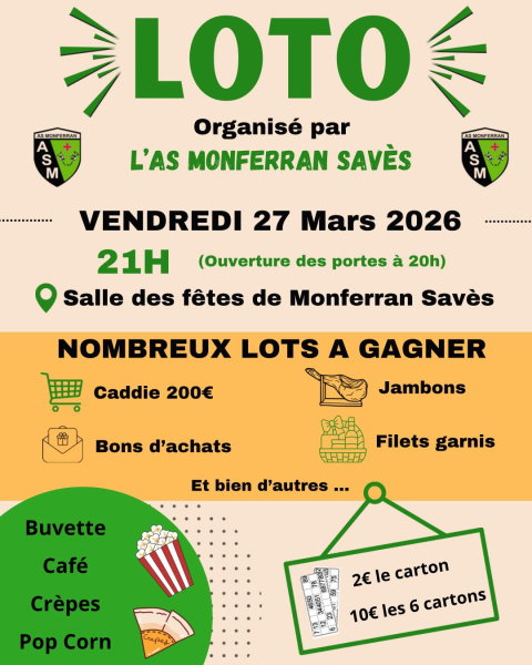 LOTO de l'ASM