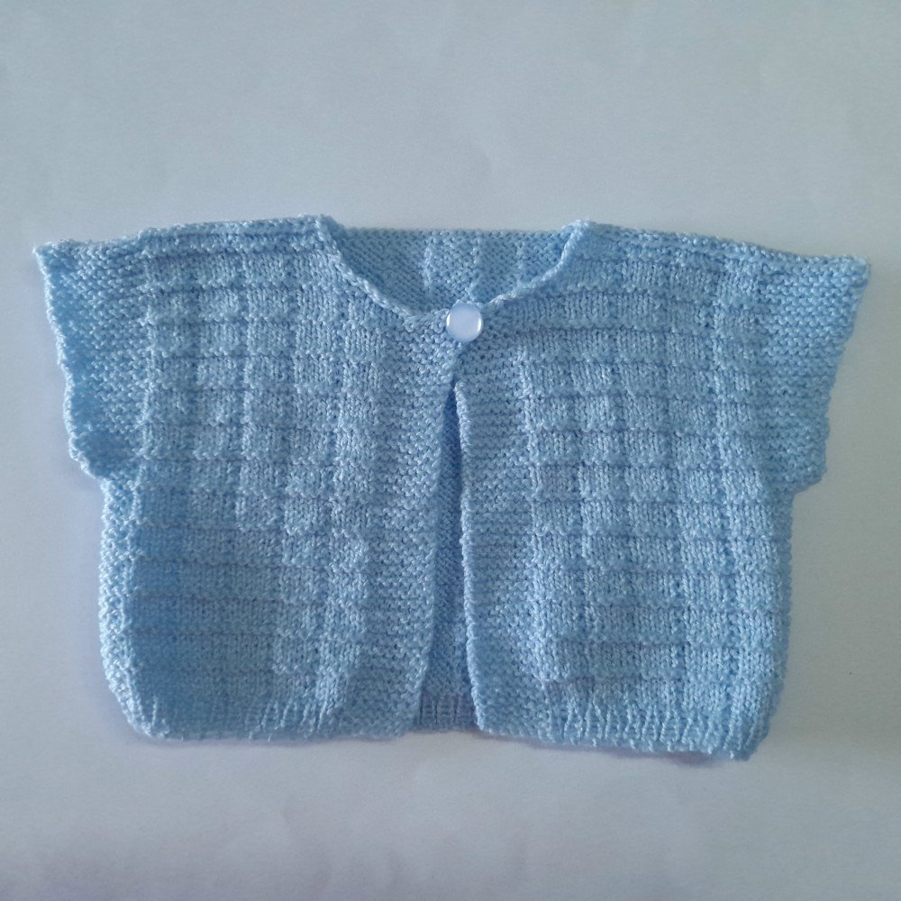 Ensemble tricot bébé layette tricotée main