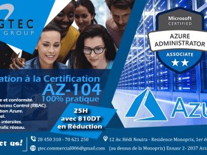 Annonce Formation Microsoft Azure Administrator L&#039;Ariana Tunisie