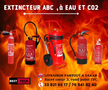 EXTINCTEUR ABC EAU CO2 Dakar Sénégal