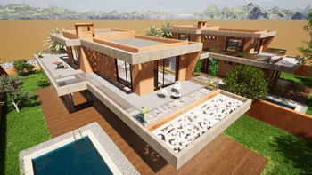 Commercialisation projet de 10 villas Marrakech Maroc