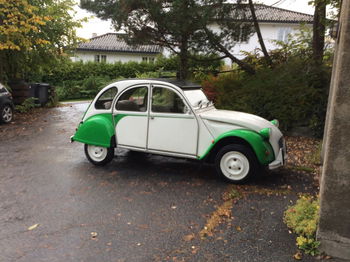 Annonce CITROËN 2CV VERT BLANC Denazé Mayenne