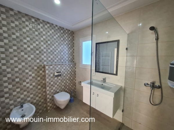 Villa S+3 de plein pieds à louer à Hammamet