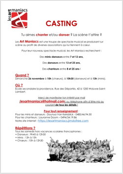 Affiche casting