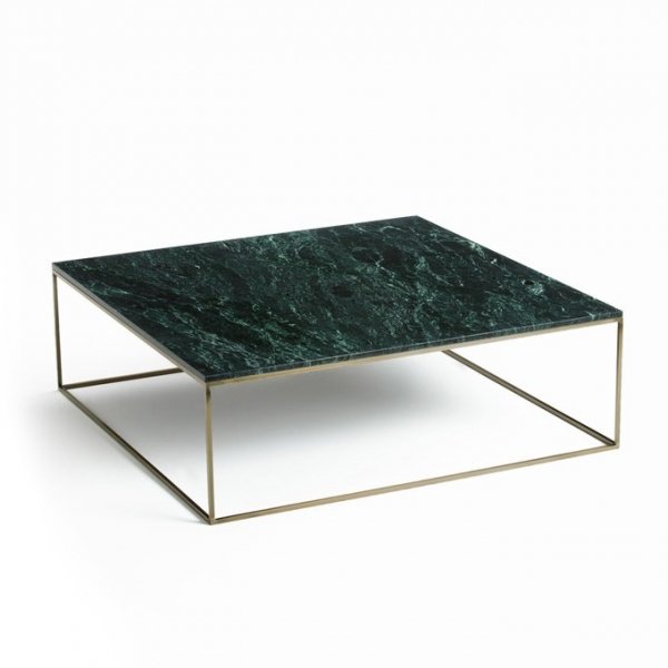 Table basse marbre vert Luxembourg