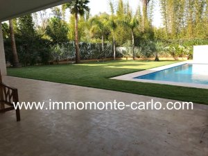 Villa neuve moderne location Souissi Rabat Maroc