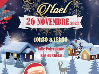Marché Noël 2023 d&#039;Auxi-le-Château Pas de Calais