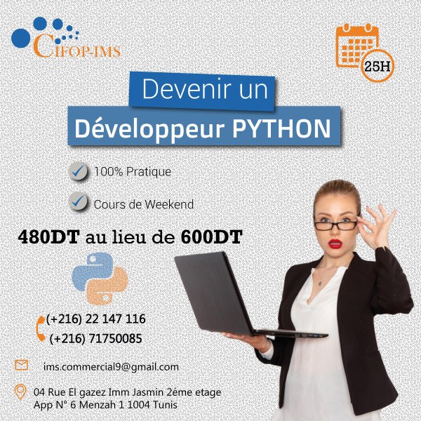 Développeur Python Tunis Tunisie