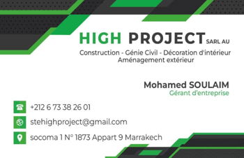 société high project sarl au