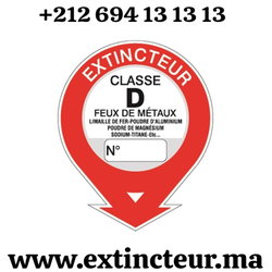 Extincteurs classe D feux de métaux