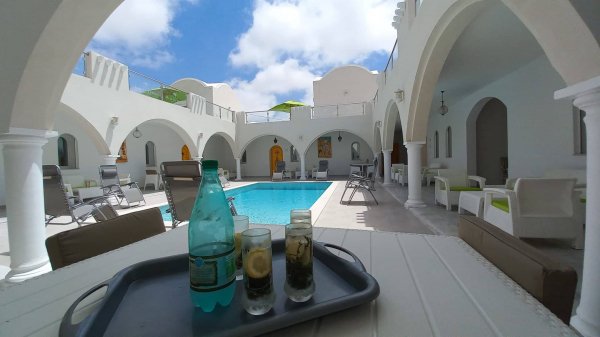 Location vacances maison pour 20 personnes Midoun Djerba Tunisie