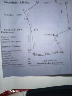 Le plan du terrain