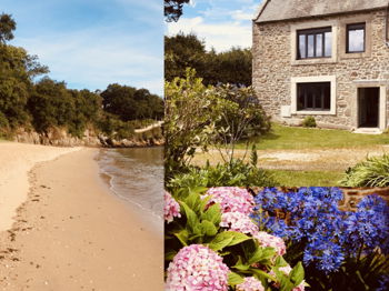 Maison bretonne rénovée 150 m d’une jolie plage des sentiers côtiers