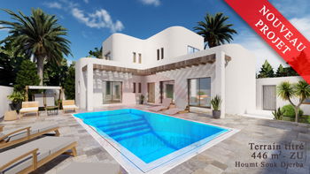 Vente Modèle plan original Djerba Exclusivité visavis immo Djerba