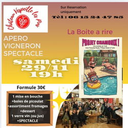 Apero Vigneron + Spectacle Projet Chamonix
