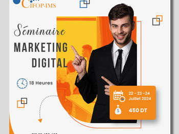 Annonce Séminaire Marketing Digital Tunis Tunisie