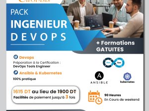 Annonce Pack formation DevOps Tunis Tunisie