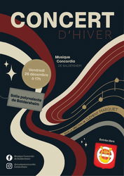 Concert d’hiver Musique Concordia Baldersheim Haut Rhin