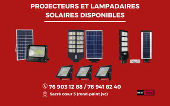 PROJECTEURS & LAMPADAIRES SOLAIRES