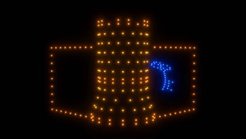 Spectacle de drones à Provins
