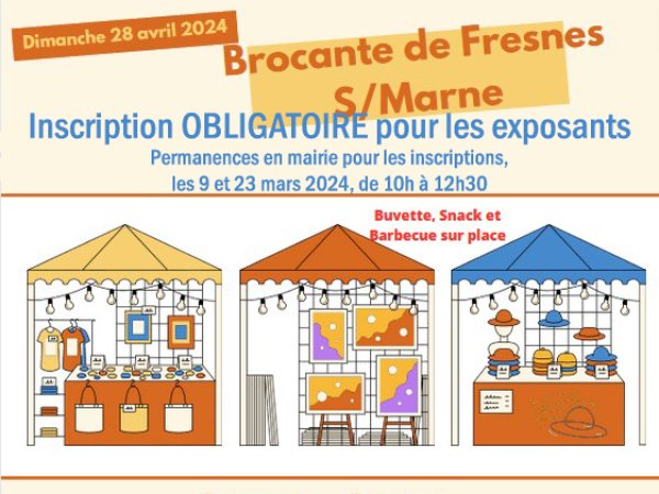 BROCANTE 2024 FRESNES MARNE Fresnes-sur-Marne Seine et Marne