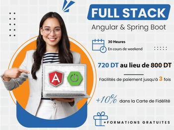 Annonce Formation Full-Stack Angular &amp; Spring Boot Tunis Tunisie