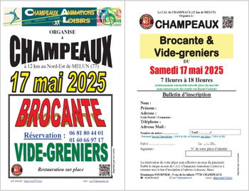 Affiche et Fiche d'inscription