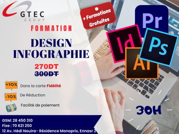 Annonce Formation Design Graphique Certifiante L&#039;Ariana Tunisie