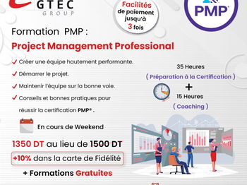 Annonce PMP Préparation certification internationale L&#039;Ariana Tunisie