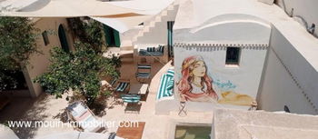 villa avec piscine à louer à Djerba