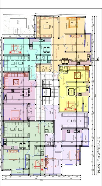 Plans  1er et 2ème étage