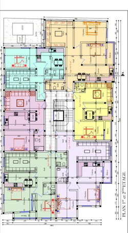 Plans  1er et 2ème étage