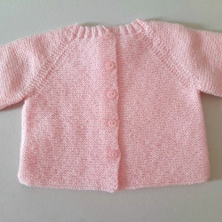 Brassière tricot bébé layette tricotée main